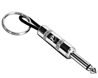 Llavero con enchufe de guitarra Pluginz