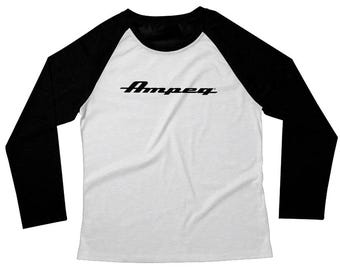 Ampeg Tri-Blend 3/4 Sleeve Raglan x White