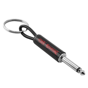 Ozzy Red Logo Guitar Plug Keychain image 1