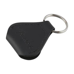 Fender leather guitar pick holder keychain image 3