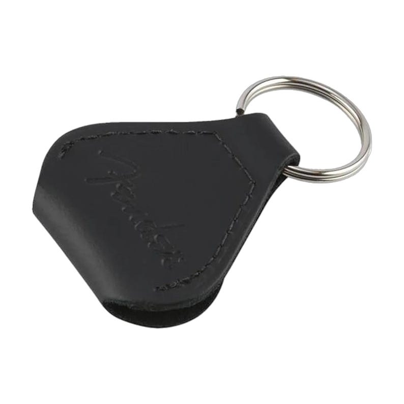 Fender leather guitar pick holder keychain image 3