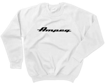 Ampeg Crew Neck Pullover x White