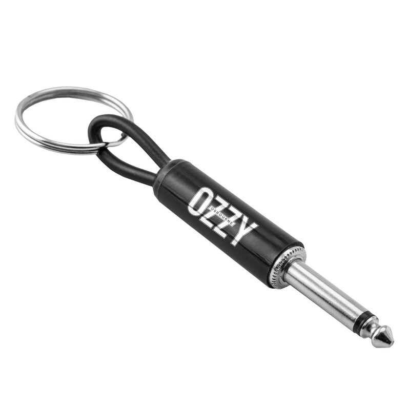 Porte-clés pour guitare avec logo blanc Ozzy image 1