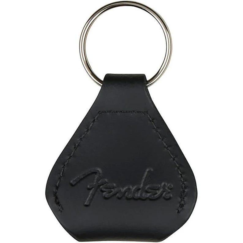 Fender leather guitar pick holder keychain image 1