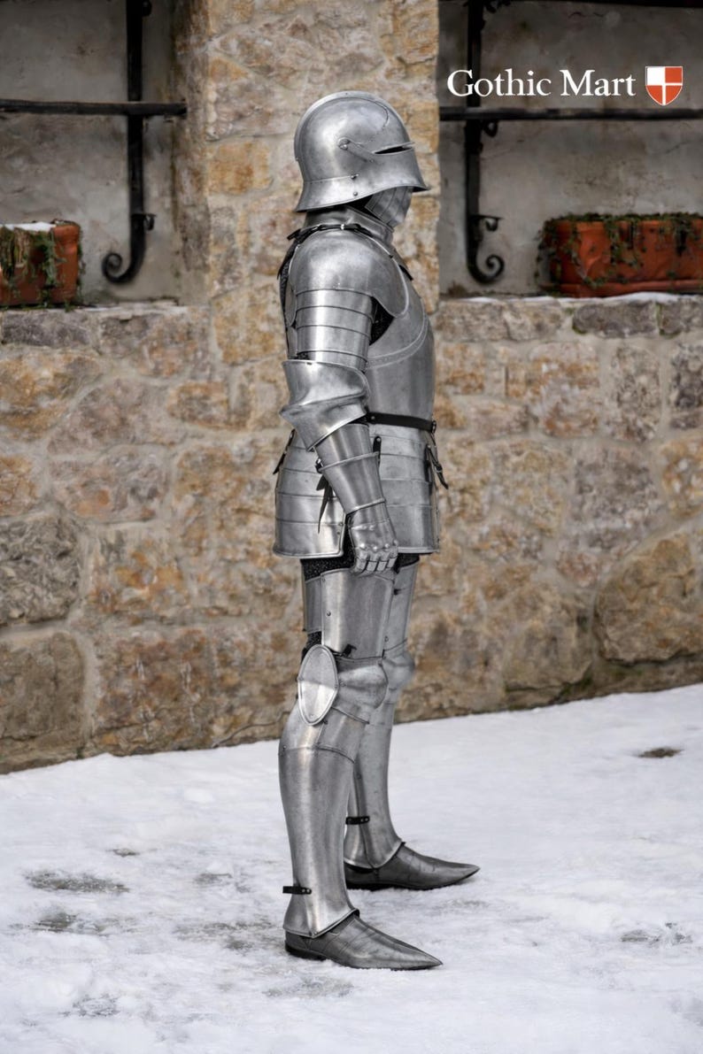 Medieval Gothic Full Plate Armor | Knight Steel Armor Suit ...
