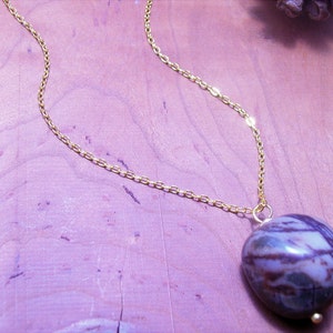 Natural Stone Brush Stroke Necklace