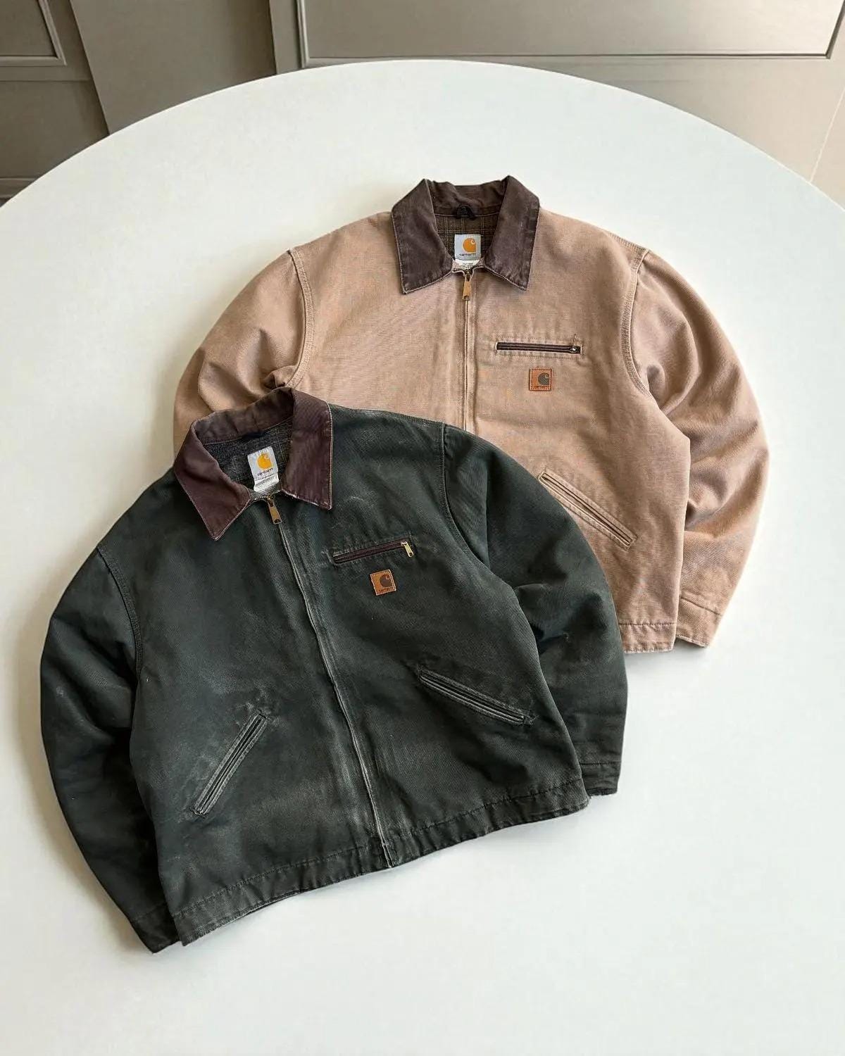 Grey carhartt detroit jacket - Etsy 日本