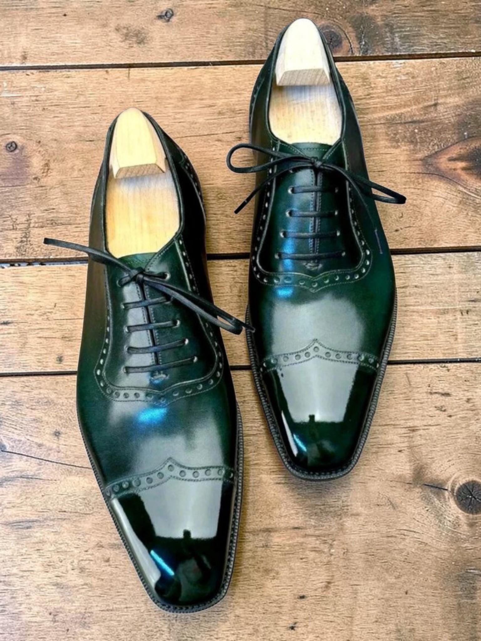 dress shoes green Handmade men hunter green slip on dress shoes, men suede leather formal  moccasin