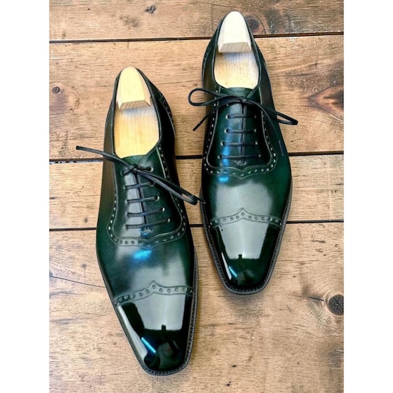emerald green dress shoes Antonio - Ant. a wedding Casual Shoes Emerald Green Flat