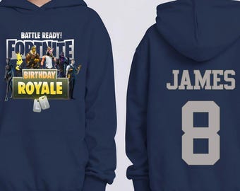 Custom For-Nite Battle Ready Birthday Hoodie, 7th 8th 9th For-Nite Gamer Hoodie, For-Nite Gamer Team Hoodie, For-Nite Kids Video Game Hoodie