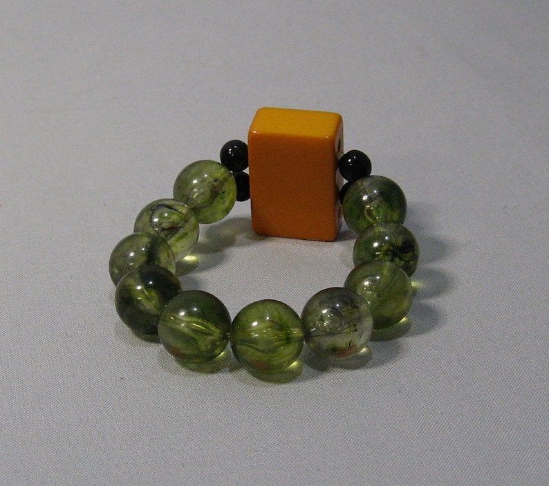 Vintage Bakelite Mah Jong Tile Bracelet image 2