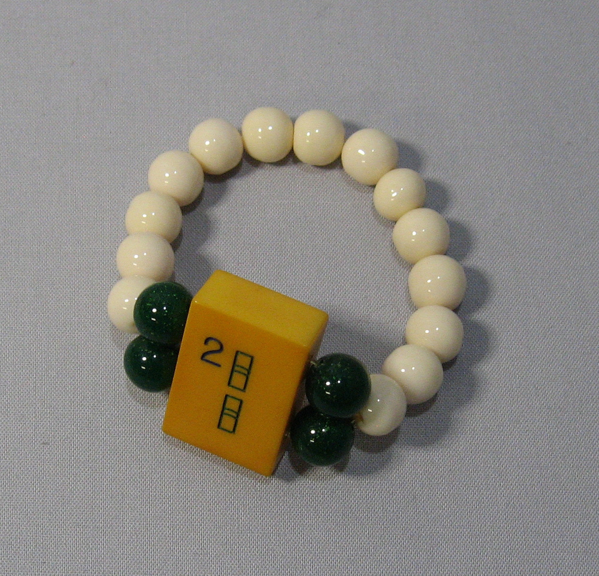 ヴィンテージ ベークライト 麻雀牌 ブレスレット 竹製 #2 - Etsy 日本