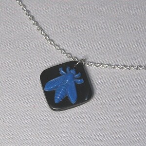 Stacked Bee Pendant Necklace