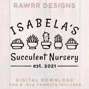 La pépinière succulente d'Isabela | Encanto | Chemise personnalisée | SVGPNG | Fichier de coupe Cricut Silhouette