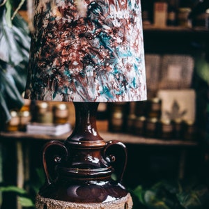 Empire ceiling standing handmade batik lampshade , home decor ideas - all sizes - Morning Mist Empire