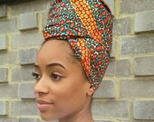 Christmas gift Headwrap turban african headtie wax print headscarf african print headwrap african headtie ankara headwrap