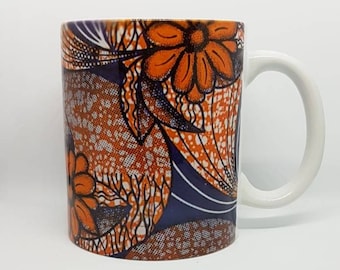 Mugs/ unique coffee mugs / printed mugs / cups / ankara gifts/ gifts for her/ gifts for him/ unique gifts - Savanah forest