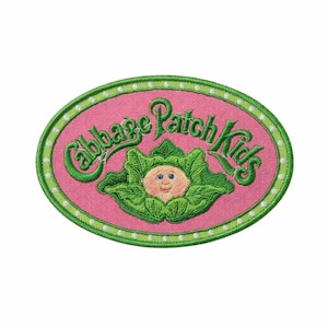 Vintage Cabbage Patch Kids Iron on Patch – 3.2" x 2.2"