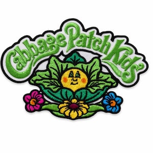 Vintage Cabbage Patch Kids Embroidered Iron-On Patch –  4.0" x 3.0"