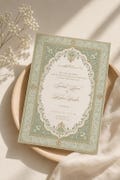 Elegant Pastel Walima Invitation Template, Islamic Reception Invitation, Digital Download product logo