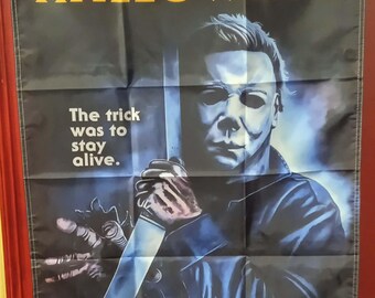 Halloween flag poster