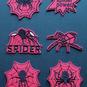 Patch araignées x 6 ( lot 1 )