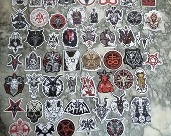 Adesivi di Satana x 50