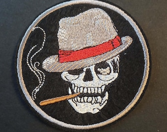 Toppa con teschio mafioso