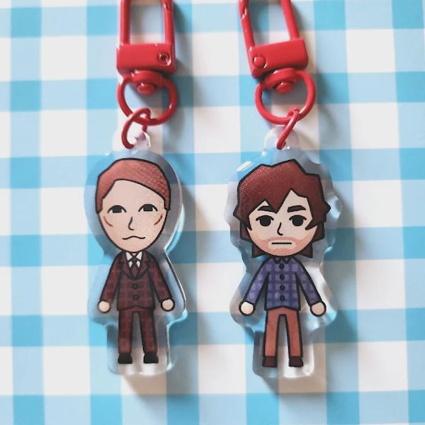 Hannigram Mii Keychains