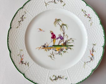 RAYNAUD Limoges SI KIANG Porcelain Dinner Plate 11in No.4 France Tableware