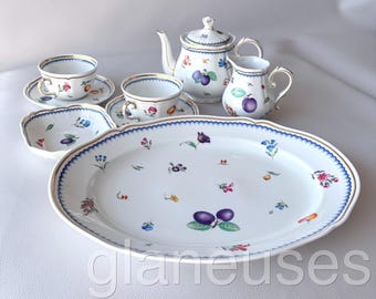 Richard Ginori Italienisches Früchtetee-Set