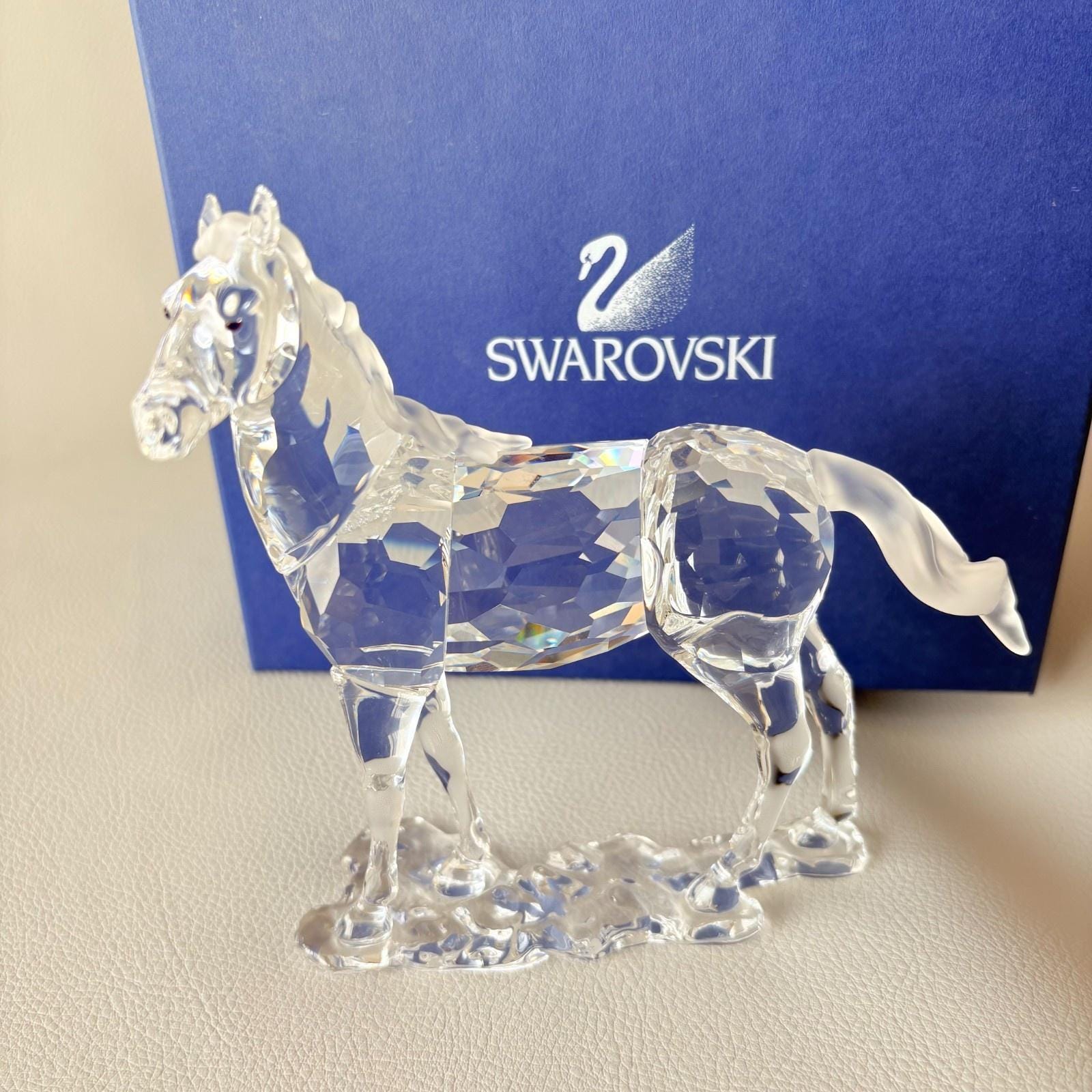 Swarovski Crystal Horse Figurines - Etsy
