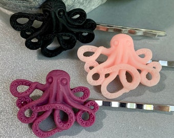 Spooky Girl Octopus Hair Pins