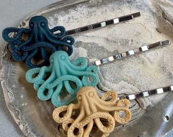 Cool Summer Octopus Hair Pins