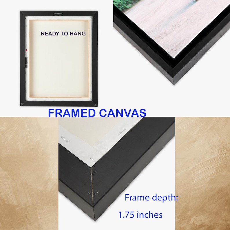 Autumn Forest Wall Art - Vertical Fall Landscape Painting, Golden Trees ...