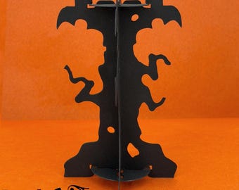 Spooklights: Old Tree (Candlestick Lamp Base #2)