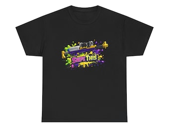 Camiseta Splatterscope Sniper - Ropa urbana inspirada en Snipe This - Camiseta gráfica Inkling Squid para gamers - Regalo de ropa para gamers