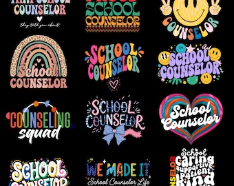 Schoolbegeleider PNG SVG-bundel | Grappige shirtafbeeldingen | Life-sublimatiepakket | Digitale download