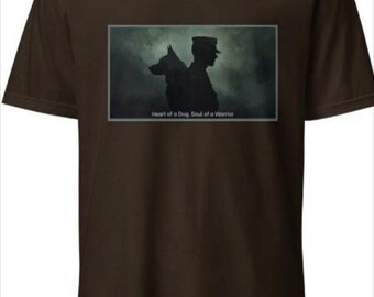 Hundeliebhaber Grafik T-Shirt • Militär K9 Tribute Tee