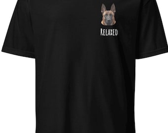 Belgischer Malinois Geschenk T-Shirt - Lustiges treues Hundeshirt für Hundeltern