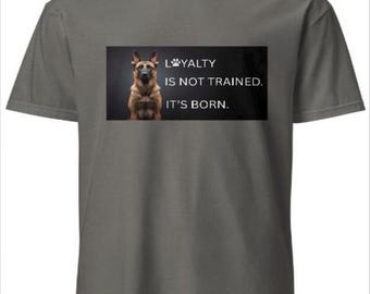 K9 Service Hunde-T-Shirt | Loyalitäts-Zitat, Militär- und Strafverfolgungs-Tribut
