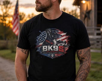 BK9S Suchrettungs-Hund-T-Shirt | Gebrauchshundebekleidung, beschützen, lokalisieren, wiedervereinen, unterstützen