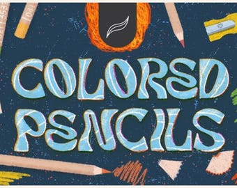 Colored Pencil Brushes for Procreate | Realistic Pencil Texture & Shading Brushes for Sketching Illustration
