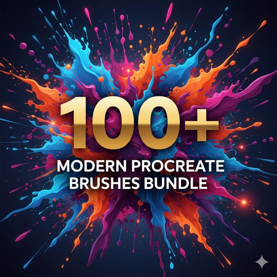 100+ Modern Procreate Brushes Pack | Awesome Creative Brushes for ...