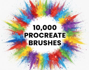10000 Procreate Brushes Mega Bundle | Ultimate Digital Brush Collection for Illustration, Painting & Design