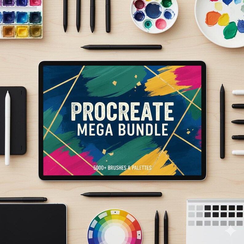 3000 Procreate Brushes Mega Bundle | Ultimate Digital Brush Set for ...