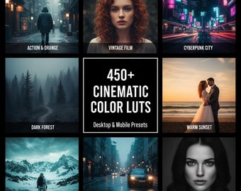 450+ Lightroom Presets Bundle | Professional Photo Editing Pack for Mobile & Desktop | Instant Digital Download