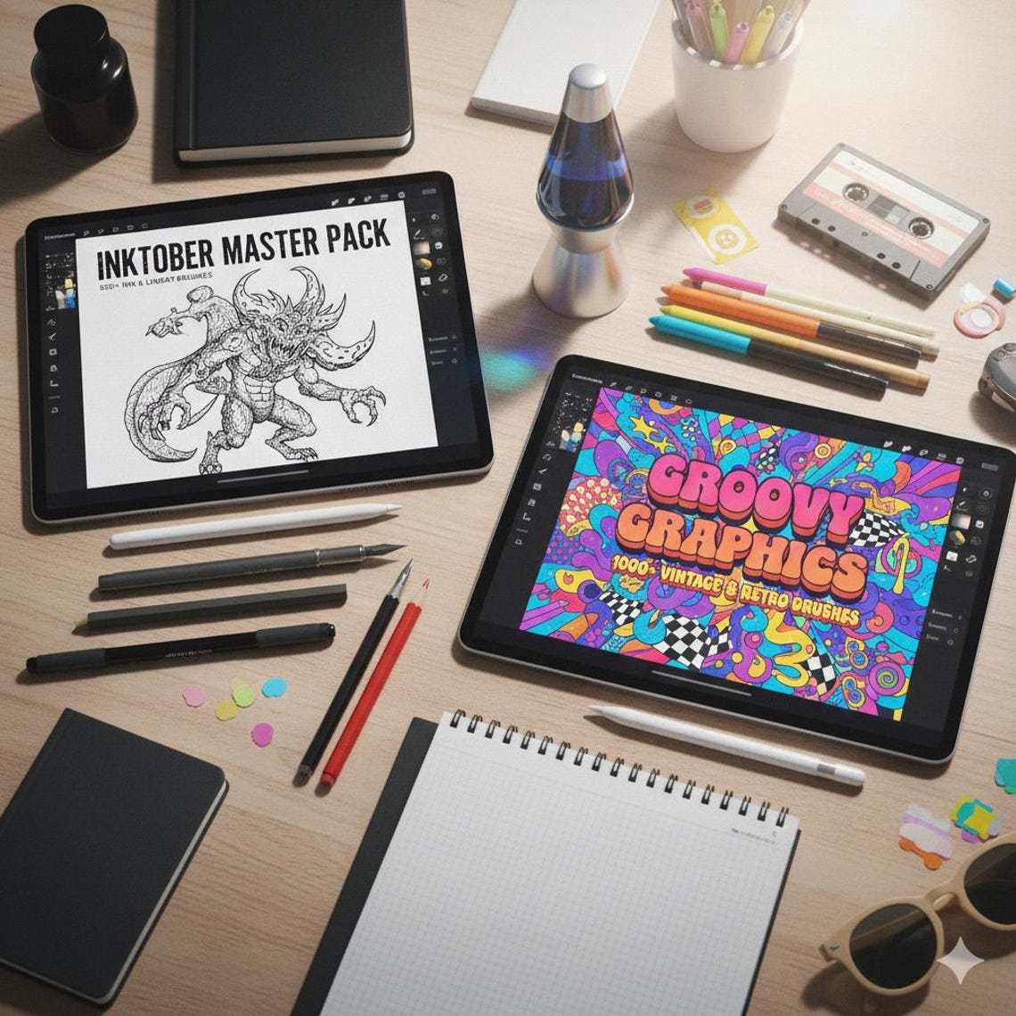 3000 Procreate Brushes Mega Bundle | Ultimate Digital Brush Set for ...