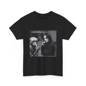 Snape and Elf Smoking Shirt Harry Potter T-Shirt Funny Harry Meme Shirt Gift for HP Fans Wizard Meme T Shirt Party Shirt Concert Shirt