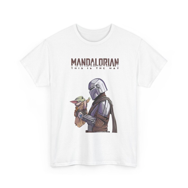 Mandalorian and Grogu Shirt Star Wars T-Shirt Baby Yoda Shirt This is The Way Tee Grogu Unisex Tee image 4